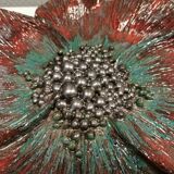 Earthenware dish, in beautiful partial glaze. Made by Sloth keramik Danamrk 1978