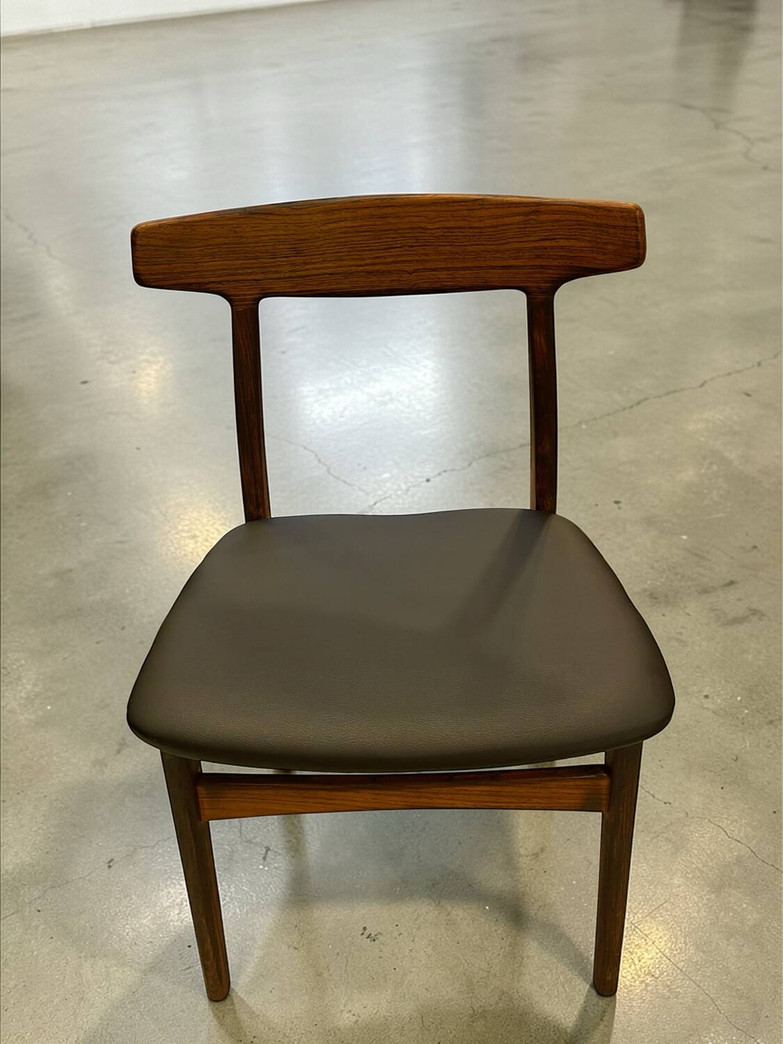 Paire de chaise Henning Kjaernulf pour Bruno Hansen, Danemark, 1960