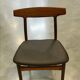 Paire de chaise Henning Kjaernulf pour Bruno Hansen, Danemark, 1960