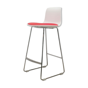 Tabouret haut enea lottus blanc