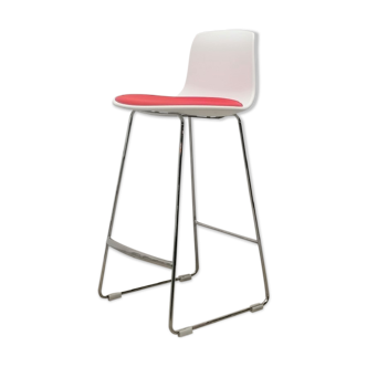 High stool enea lottus white red