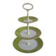 Multi-tiered porcelain tray, Stará Role porcelain, Czechoslovakia, 1950s.