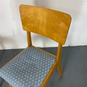 Chaises de salle à manger en hêtre modernistes du milieu du siècle, années 1950, lot de 2