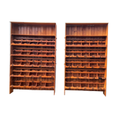 Pair of pine hardware craft furniture