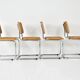 Ensemble de 4 chaises style B32 par Marcel Breuer