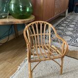 Children's rattan armchair