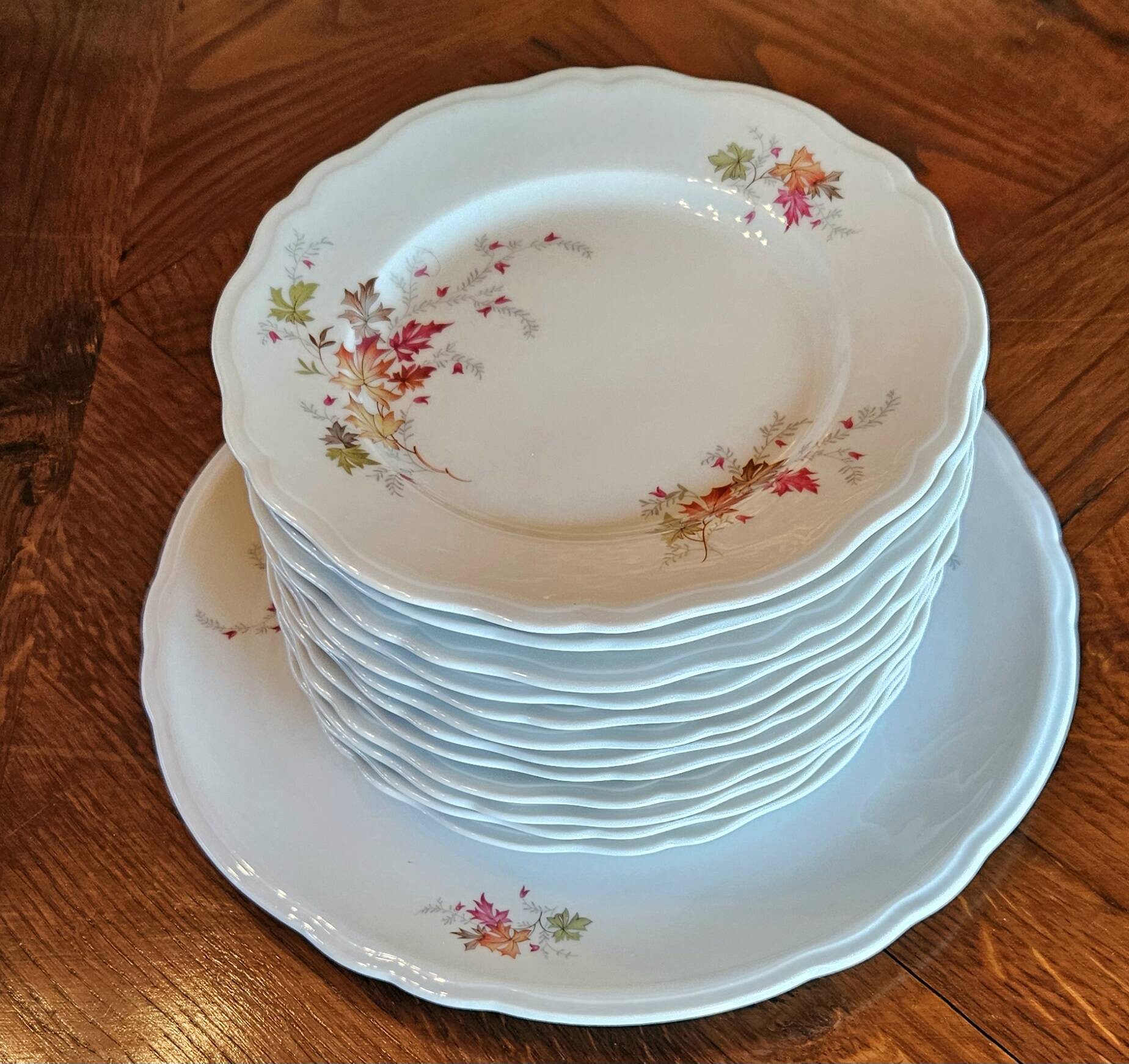 Limoges porcelain cake service