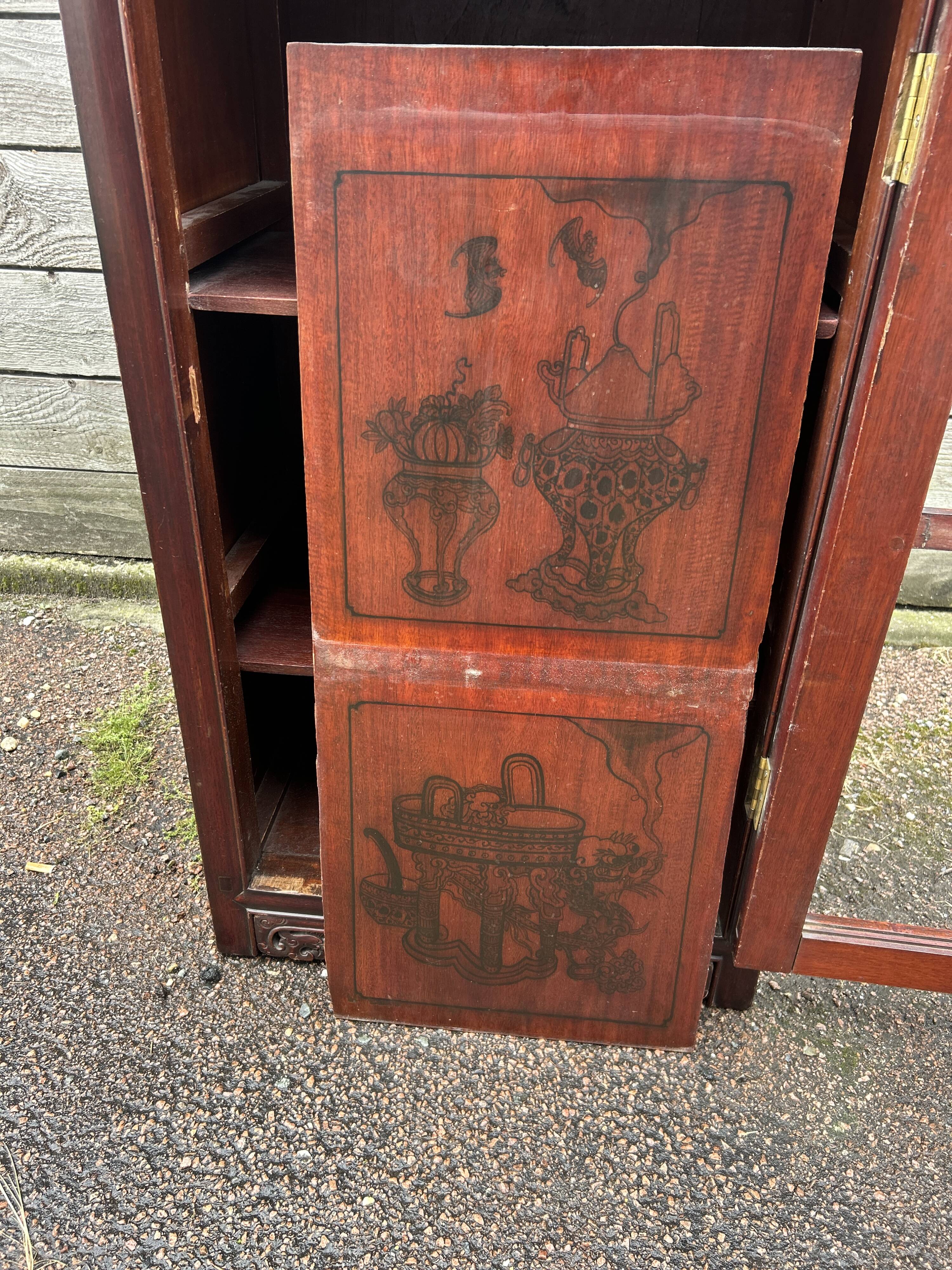 Small cabinet with one door, Indonesian.
