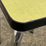Mismatched formica chairs and stool 1960