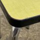 Mismatched formica chairs and stool 1960