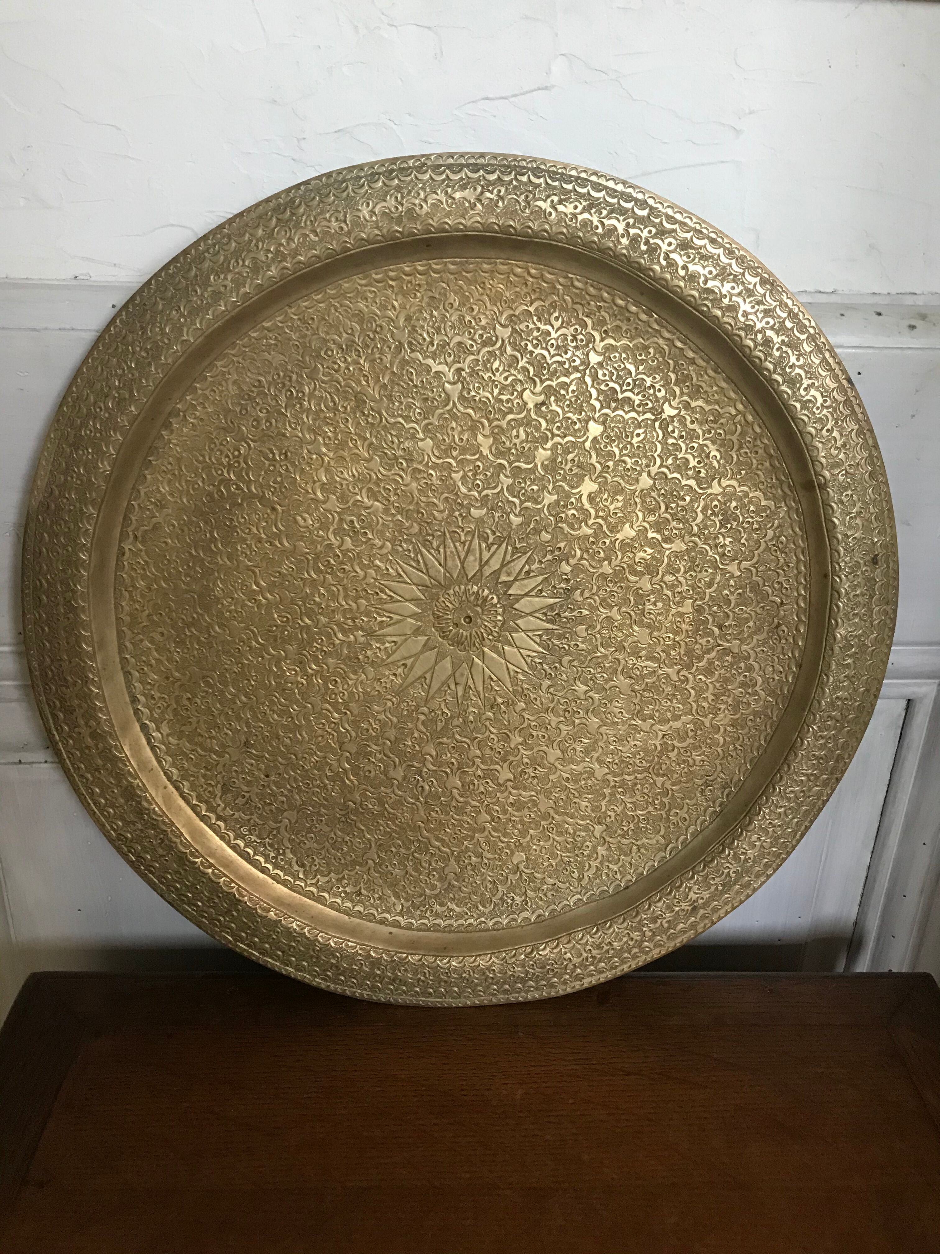 Brass tray