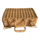 Small rattan suitcase