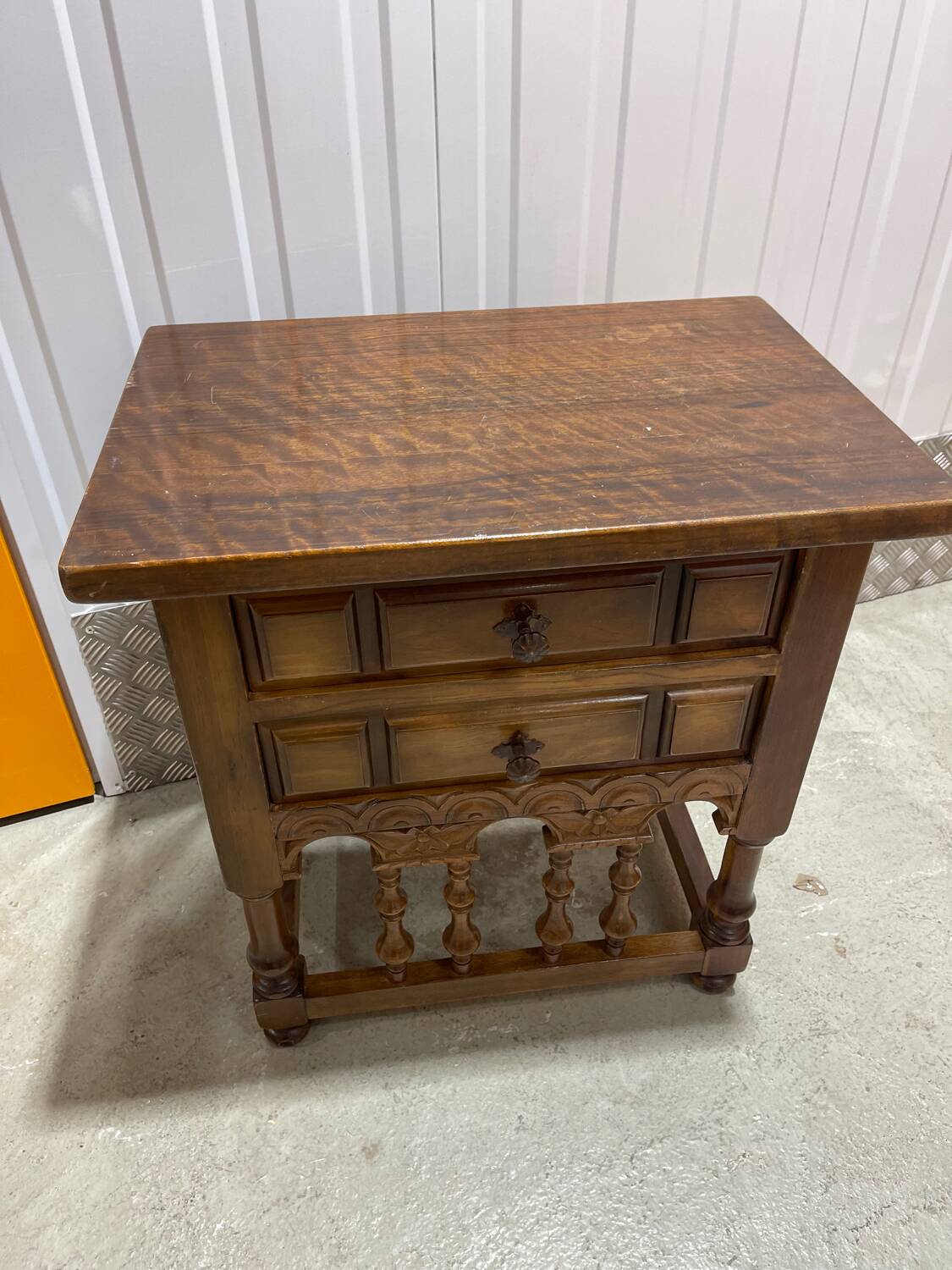 Pair of bedside tables, side tables, Spain, 20th century