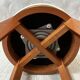 Tabouret tournant en cuir