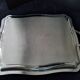 Large stainless steel serving tray 38 x 45.5 cm