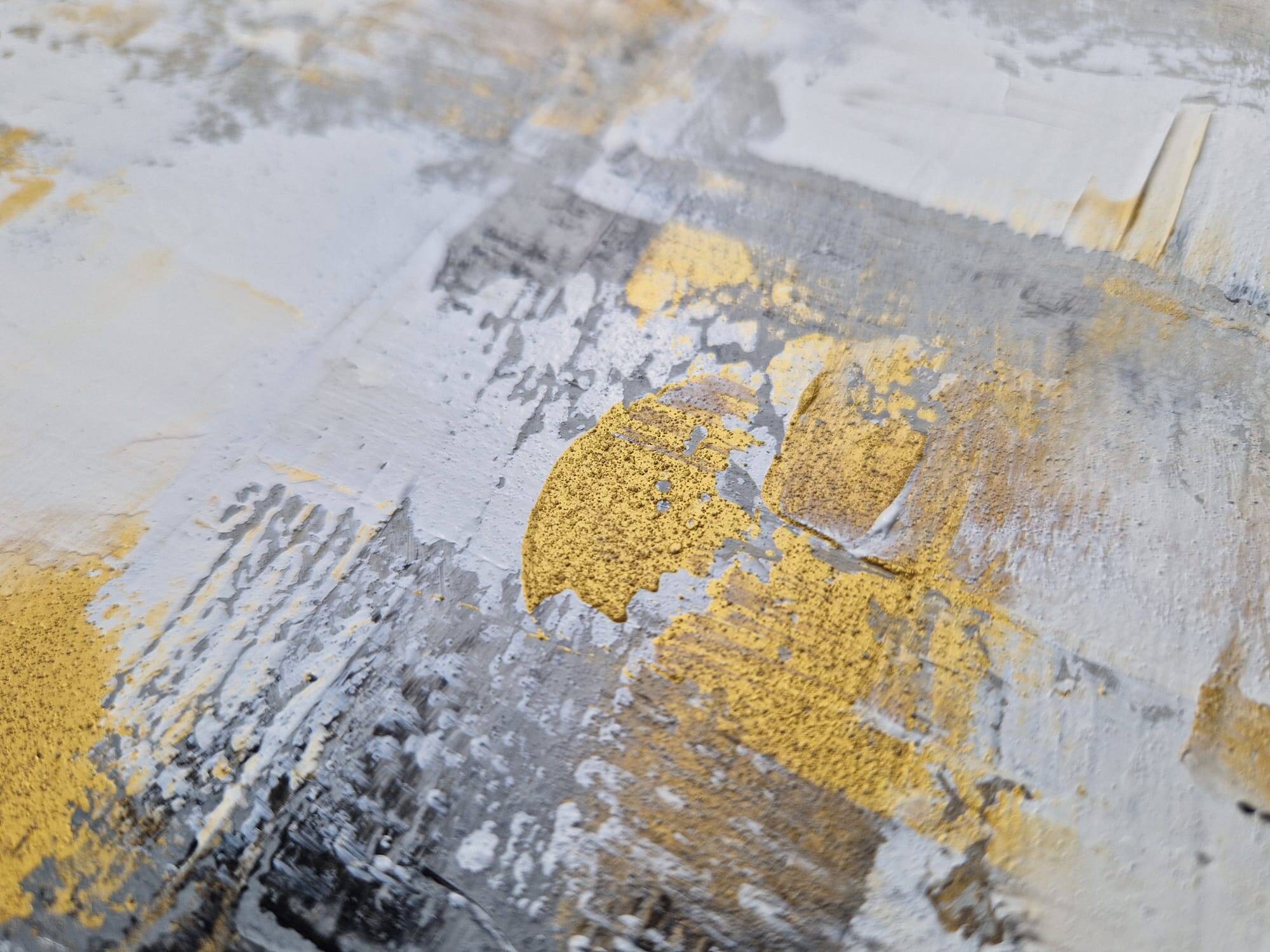 Abstract painting table