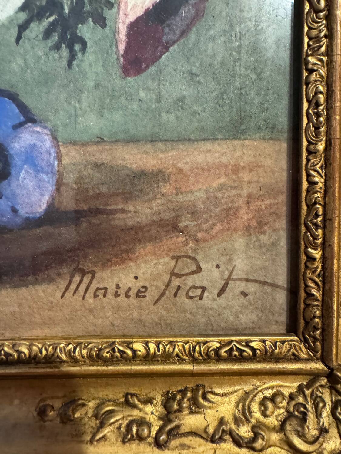 Still life with anemones, signed early 20th century