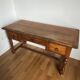 Solid wood desk