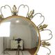 Vintage Fish Eye Convex Mirror Sunburst Witch Mirror Deknudt 46cm