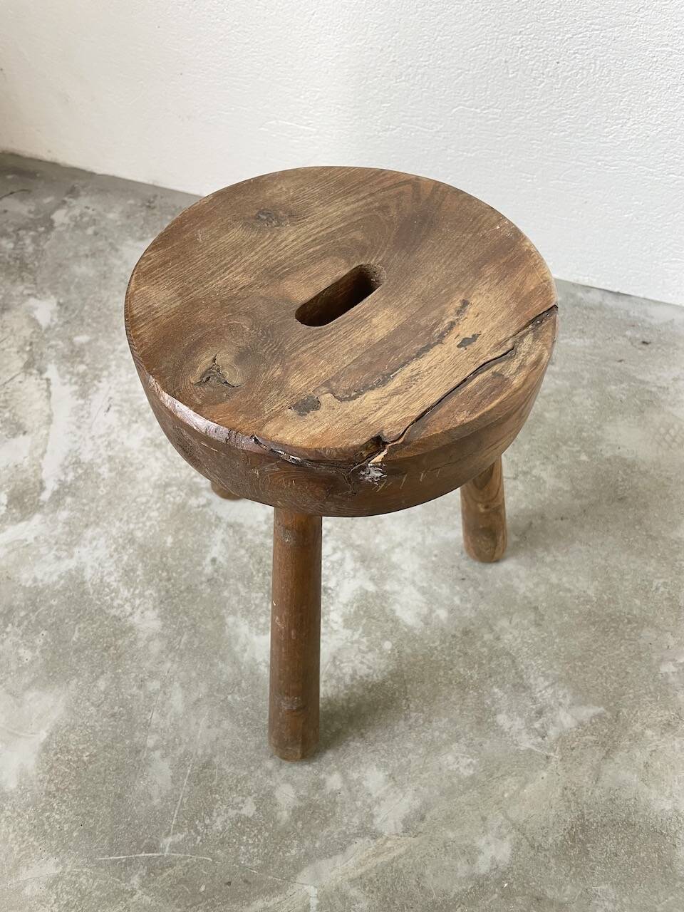 Oak tripod stool 1950