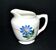 Sarreguemines earthenware milk jug - creamer in bamboo shape with stencil decoration 1920