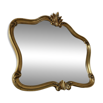 Grand miroir ancien doré