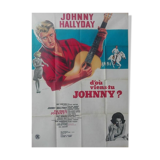 Original poster 1963 from where you come johnny model a 120x160 cm hallyday sylvie vartan