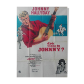 Original poster 1963 from where you come johnny model a 120x160 cm hallyday sylvie vartan