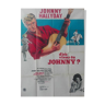 Original poster 1963 from where you come johnny model a 120x160 cm hallyday sylvie vartan