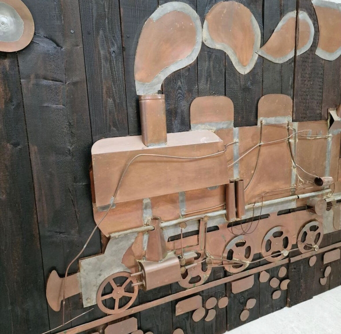 Swiss railway wall panels