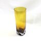 Orange crystal vase