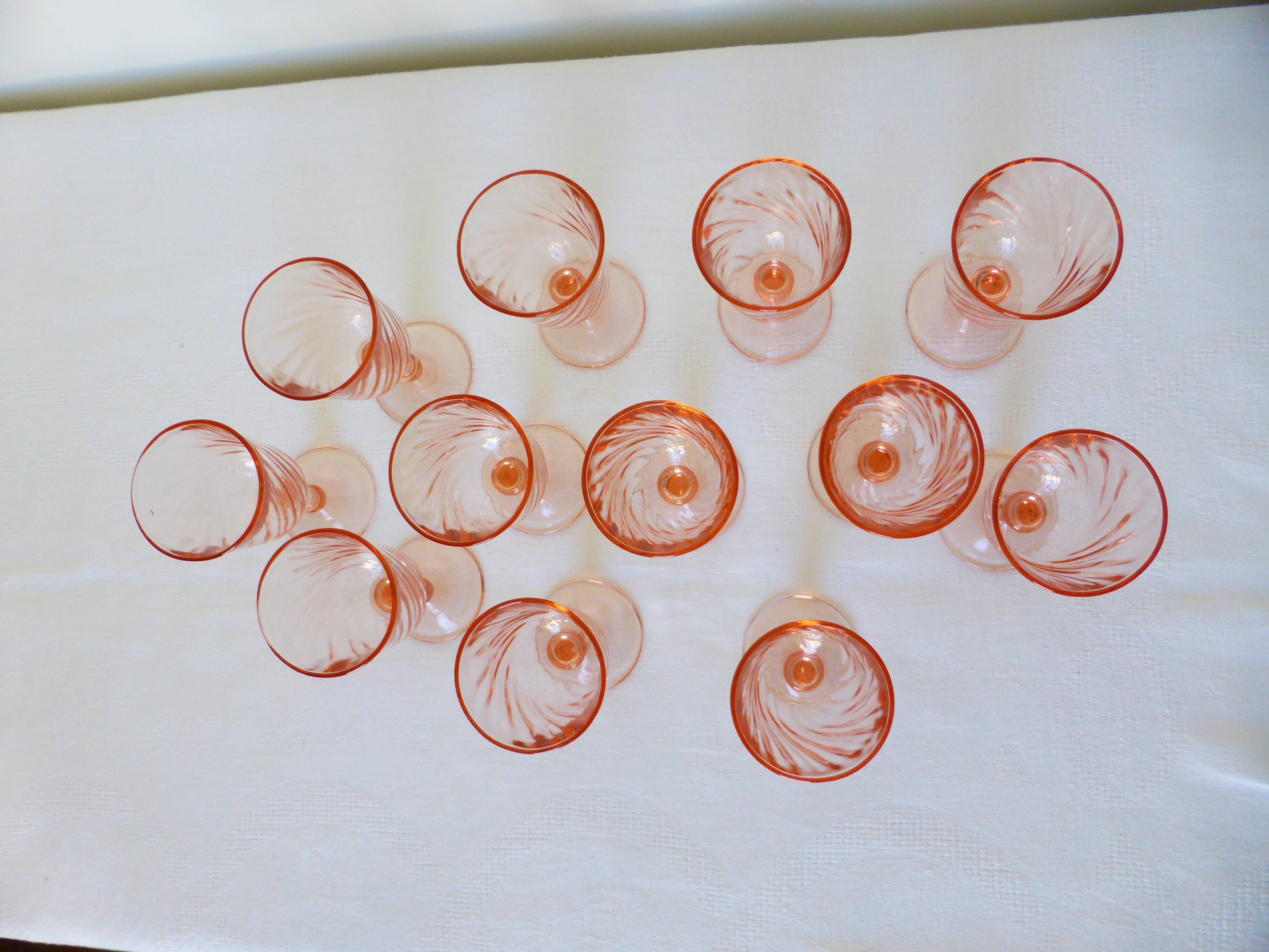 12 Arcoroc Rosaline 2106180 liqueur glasses