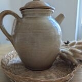 Cafetière en grès naturel