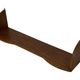 Vintage wooden wall shelve rack bookshelf in oak wood minimalist