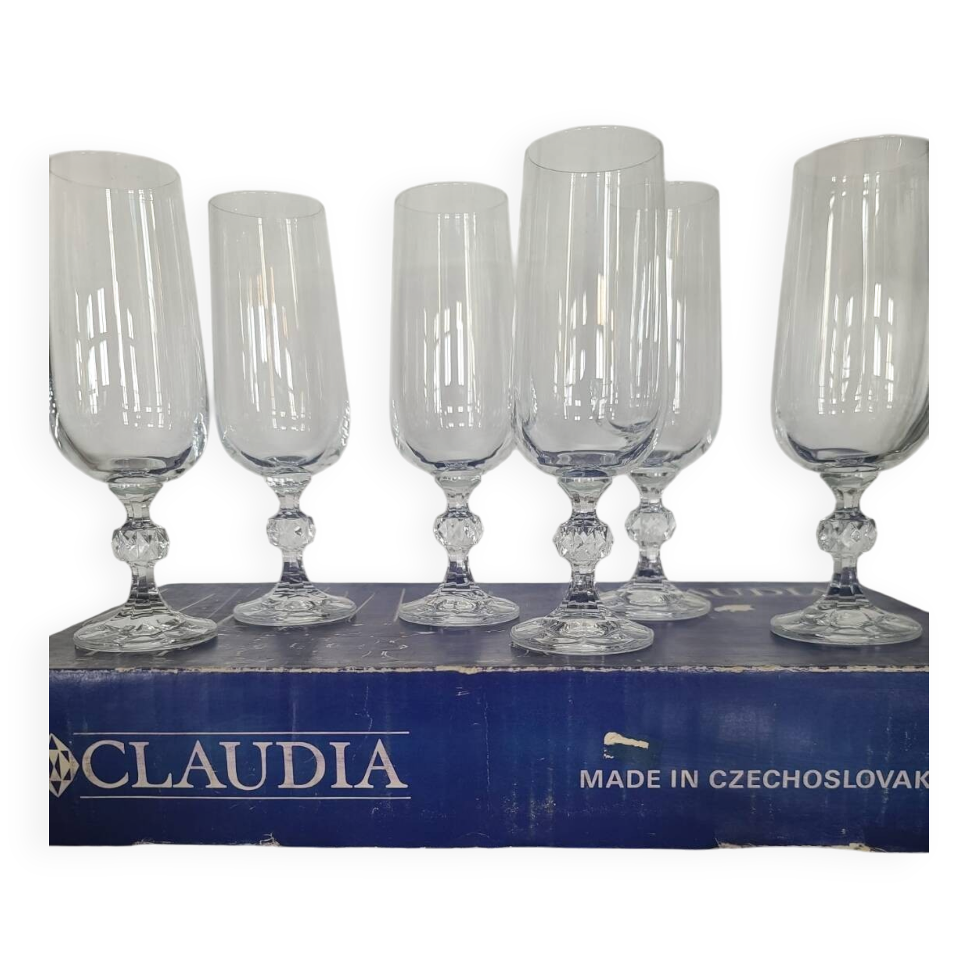 Lot de 6 flûtes à champagne