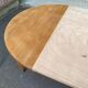 Louis XVI round extendable dining table renovated 230cm 19th century