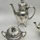 Gallia Christofle Tea/Coffee Service, Art Nouveau 1900