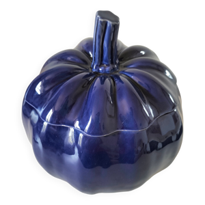 Grande soupière vintage - bleu