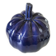 Large vintage soup tureen in glazed ultramarine ceramic