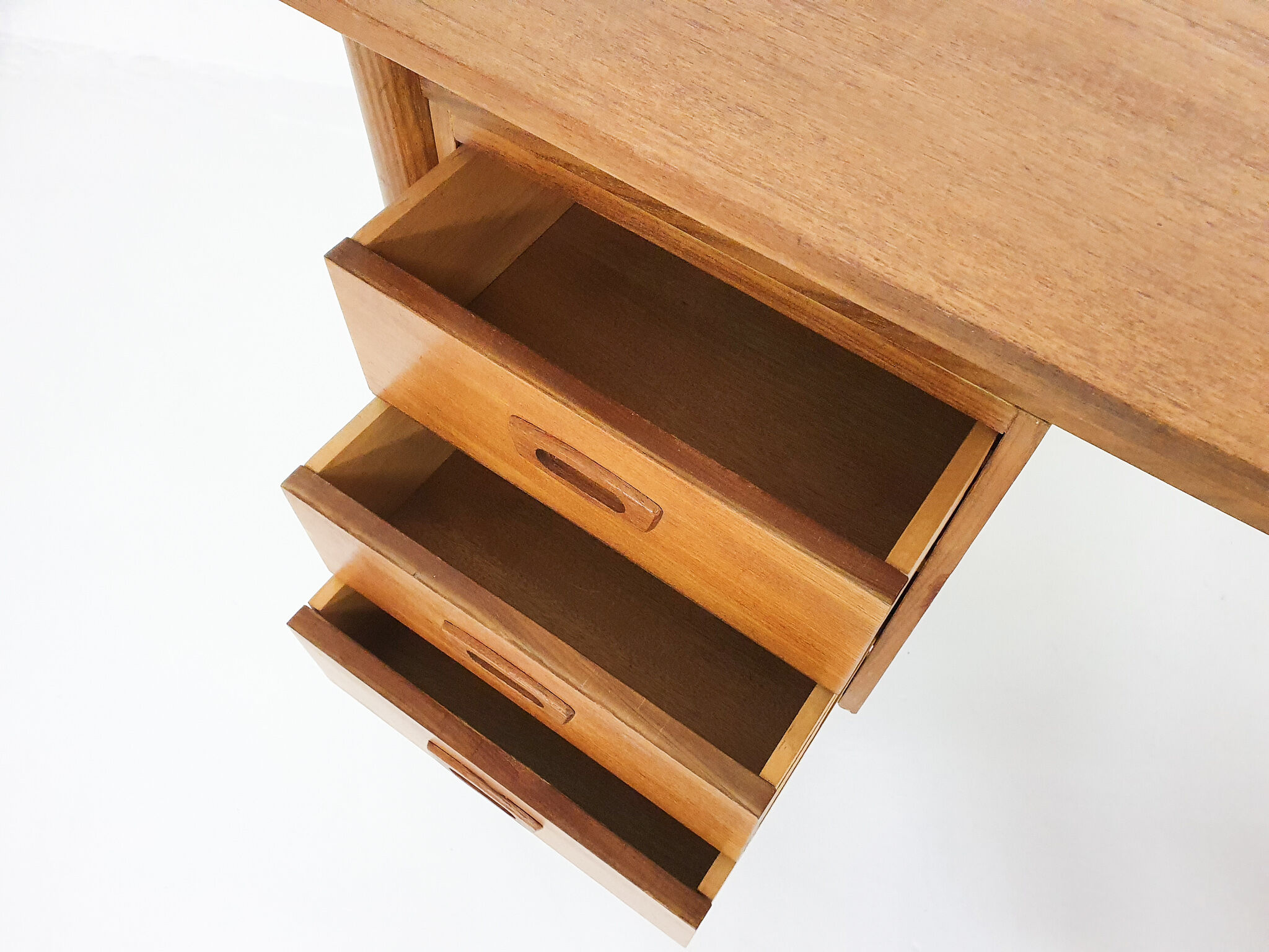 Mid-century teak desk, The Netherlands 1950's