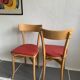 4 chaises bistrot vintage Baumann