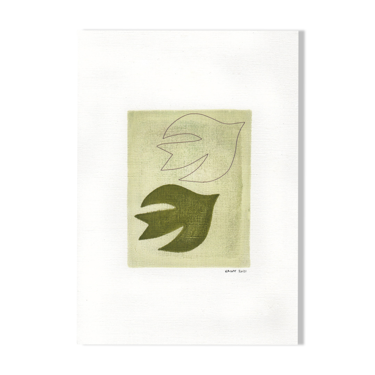 Painting and illustration on paper • T513 • signed Eawy