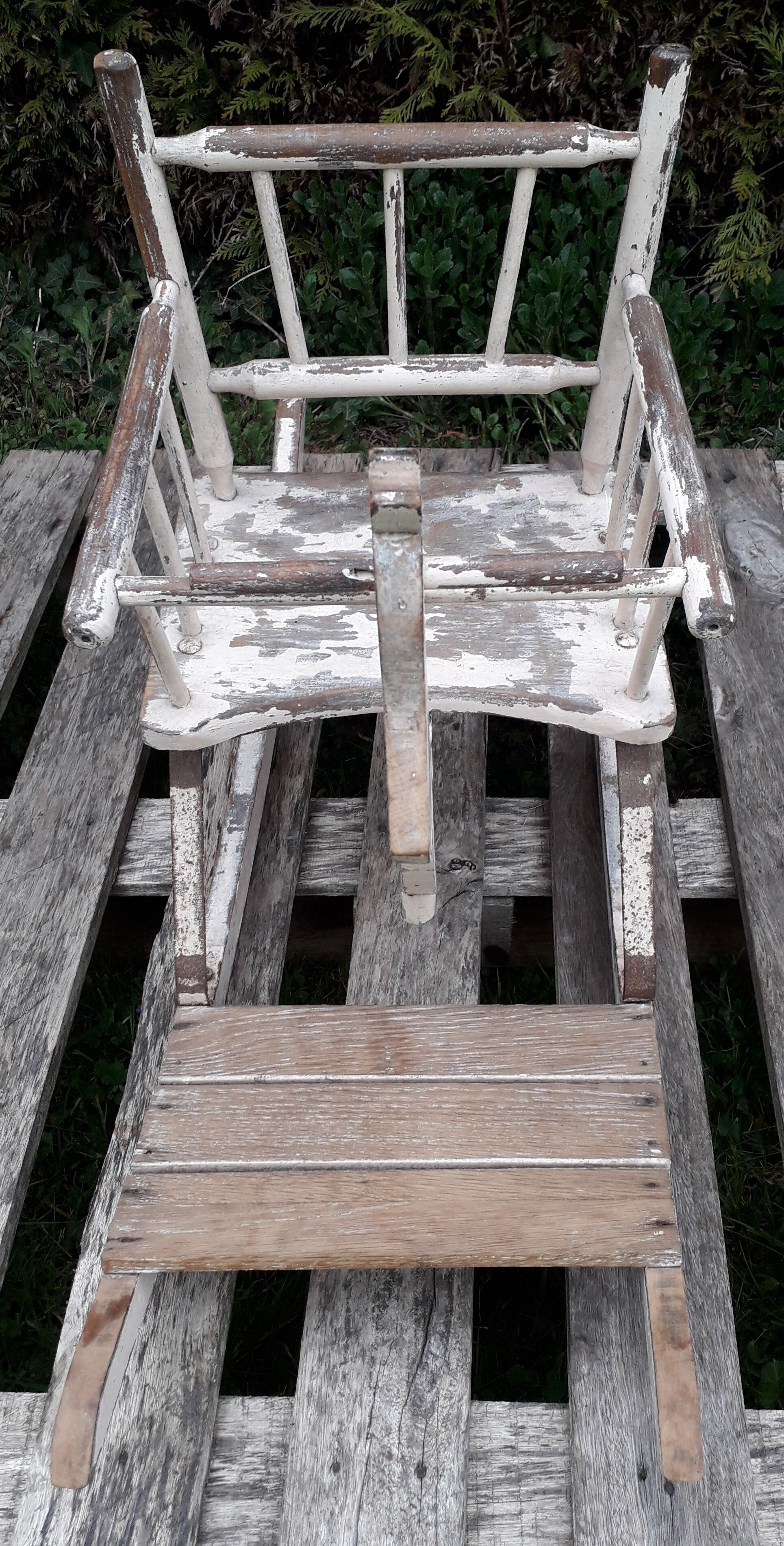 Wooden rocking horse