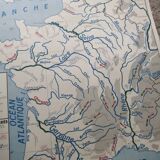 Carte scolaire vintage mdi FRANCE Méditerranée