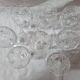 8 Bohemian crystal stemmed glasses