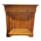 TV unit with rotating shelf