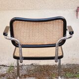 Armchair Cesca B64 black and wicker