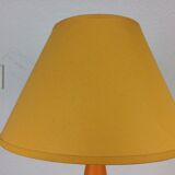 Lamp Olivier Villatte orange wood, 80s