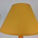 Lampe Olivier Villatte bois orange années 80