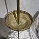 Opaline green white with brass billiard pool lamp 110-150 cm 3 shades